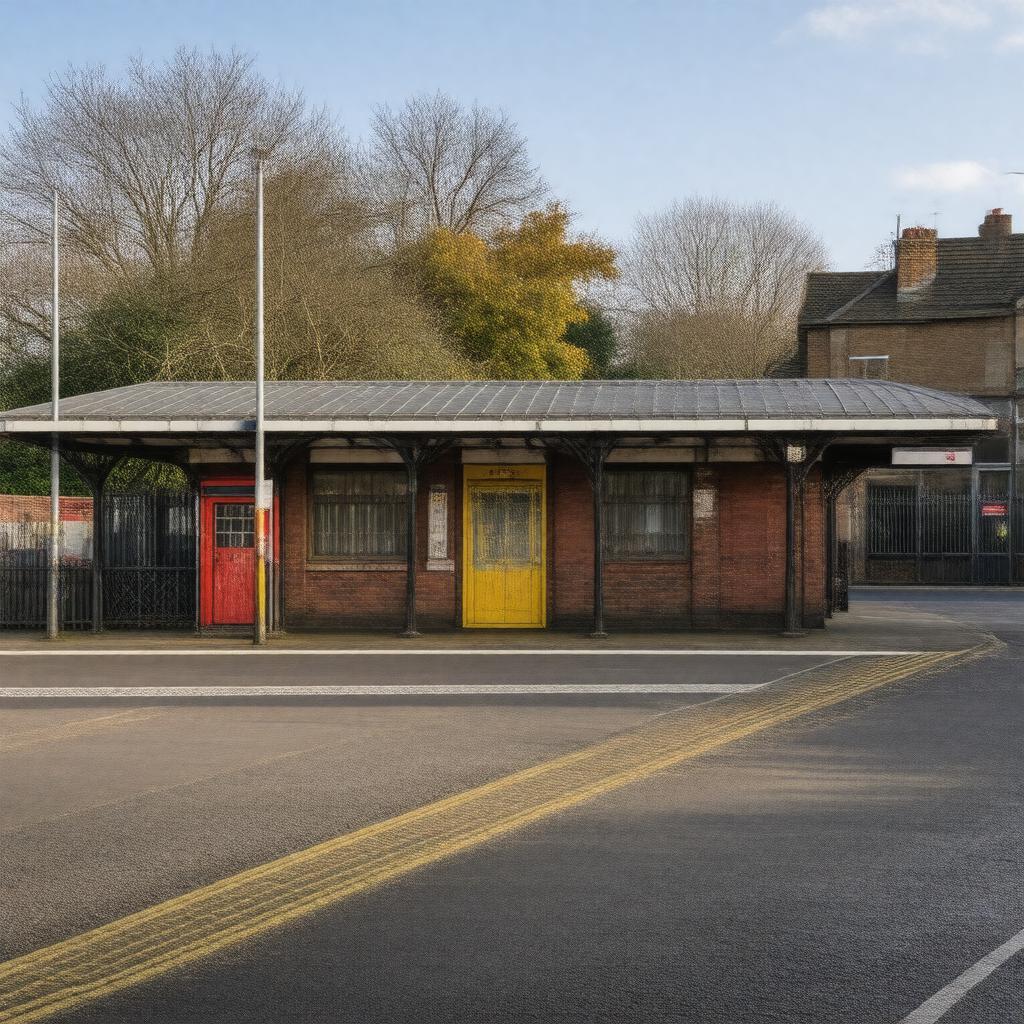 AI-created image of Edgware station