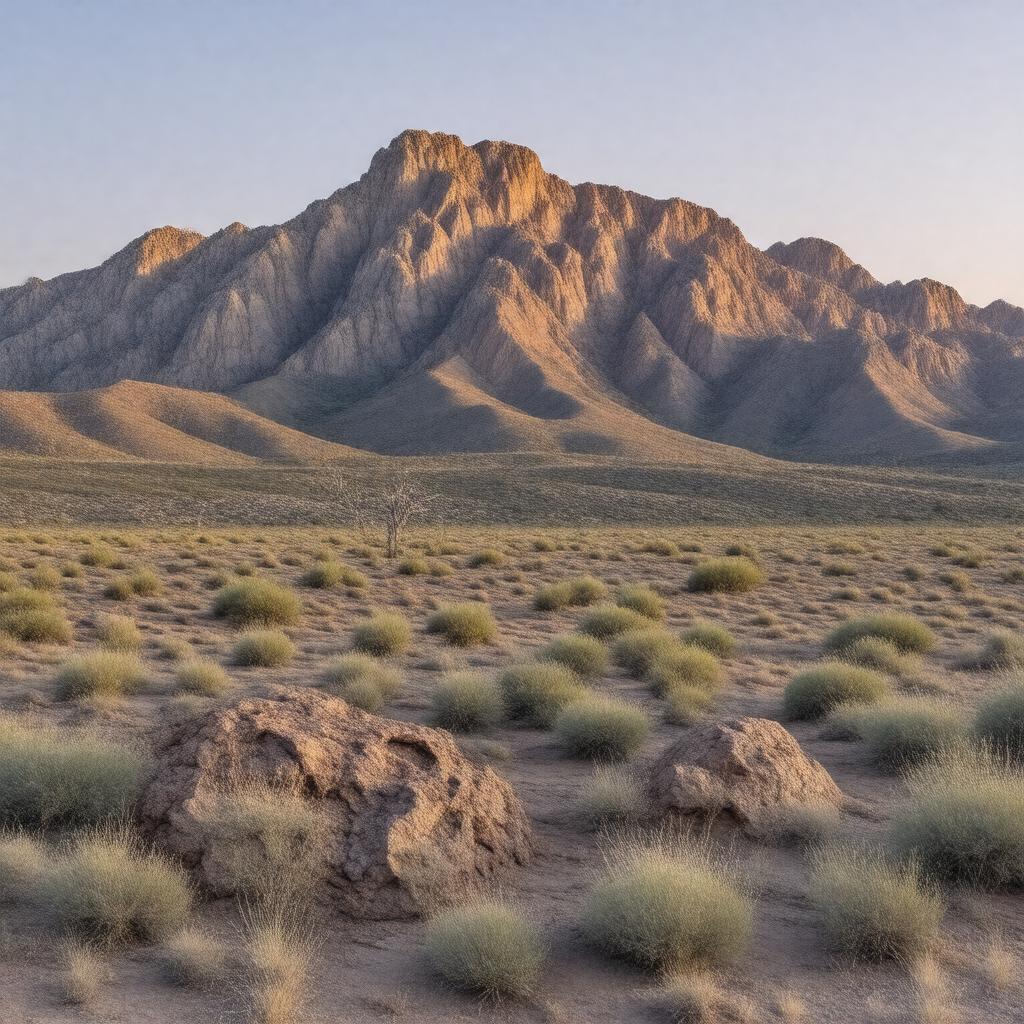 AI-created image of Ediacara Hills