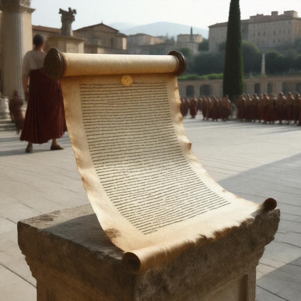 Click to view larger image AI-created image of Edict of Serdica