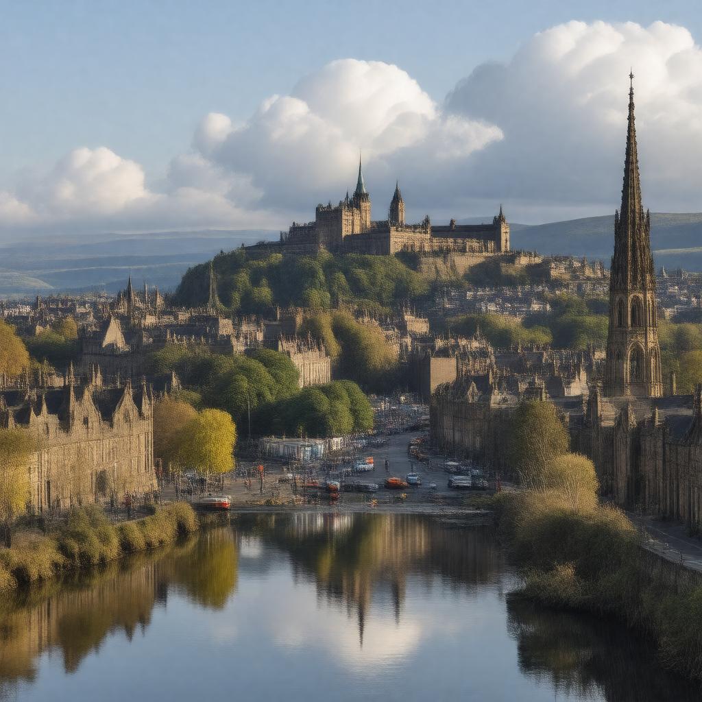 AI-created image of Edinburgh