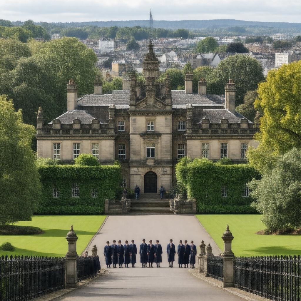 AI-created image of Edinburgh Academy
