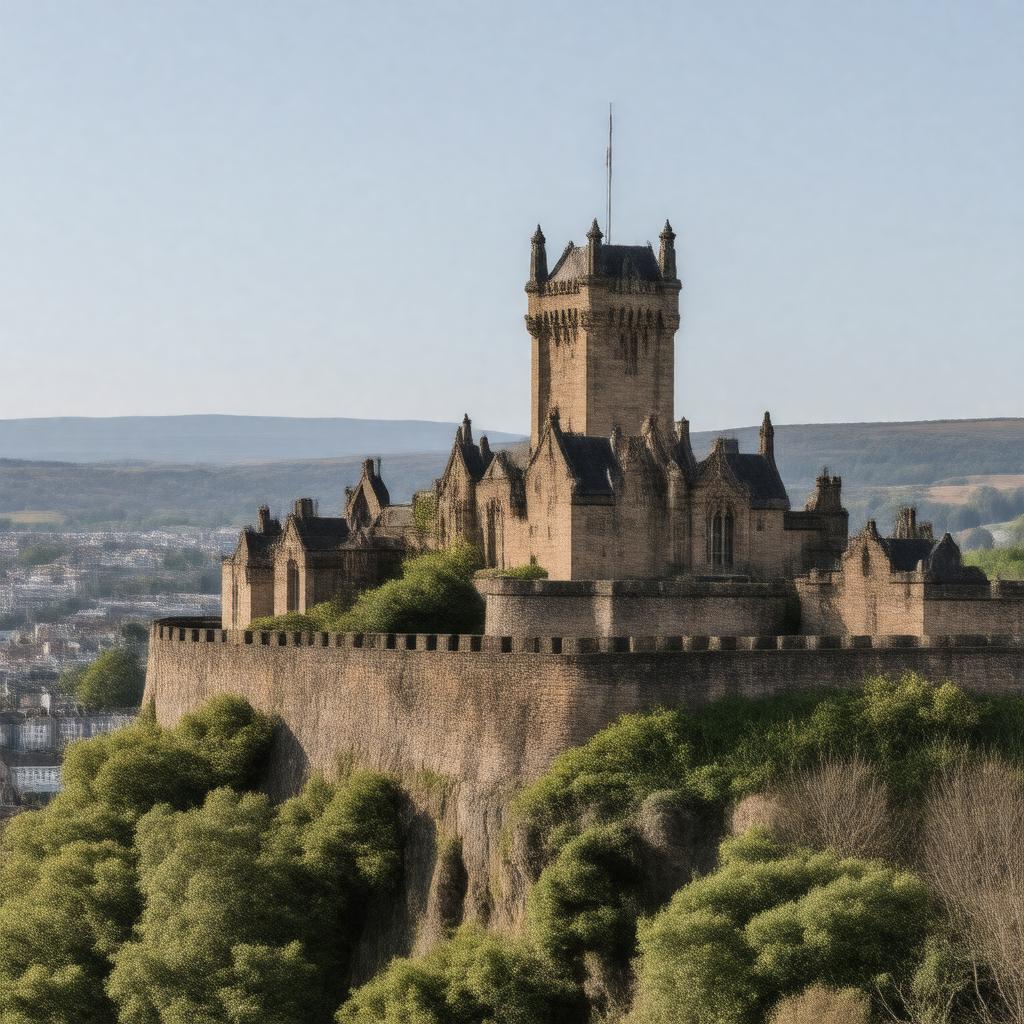 AI-created image of Edinburgh Castle