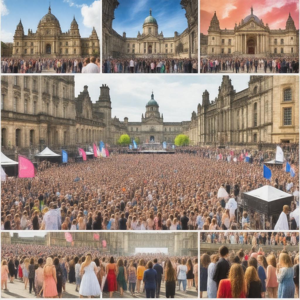 AI-created image of Edinburgh International Festival