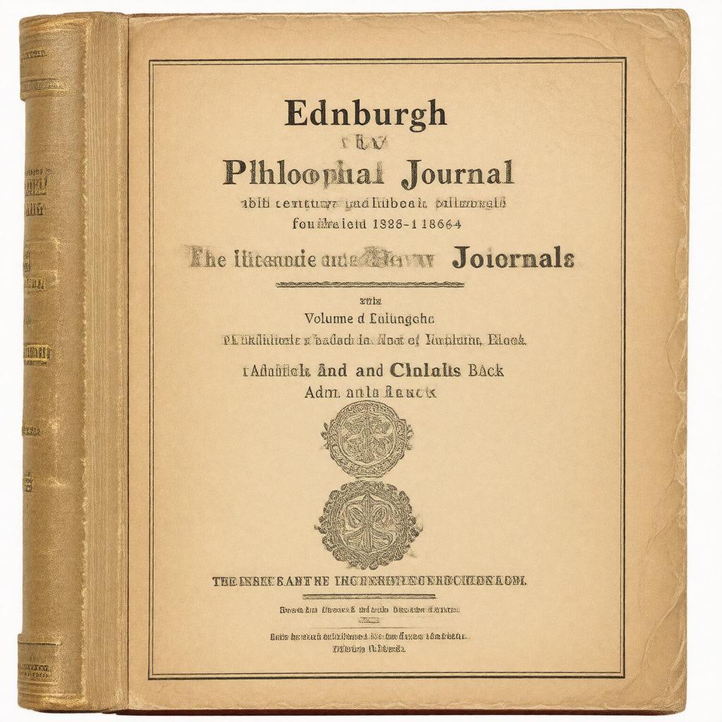 AI-created image of Edinburgh New Philosophical Journal