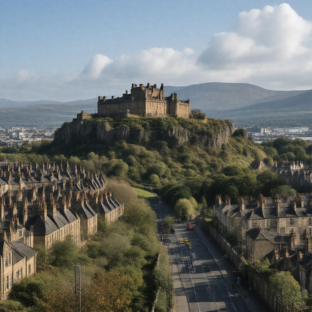 AI-created image of Edinburgh, Scotland