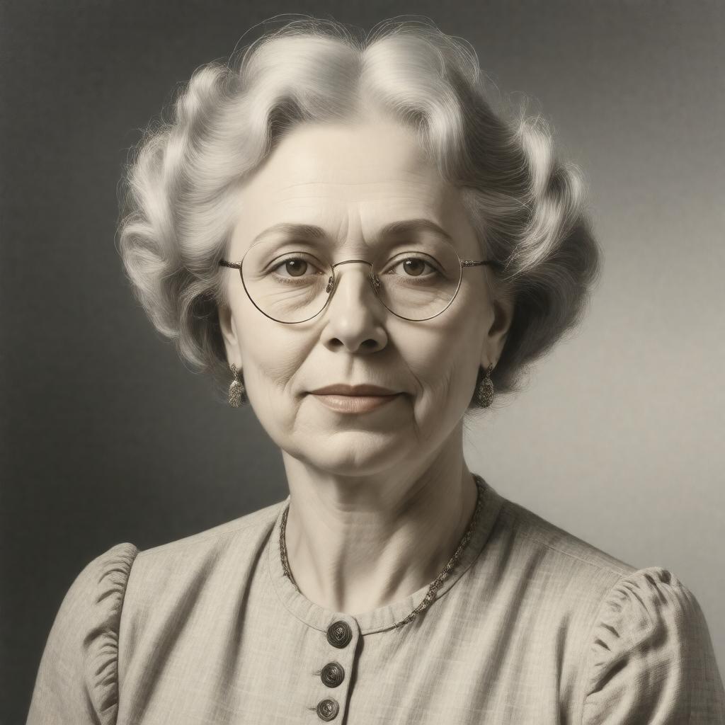 Click to view larger image AI-created image of Edith Altschul