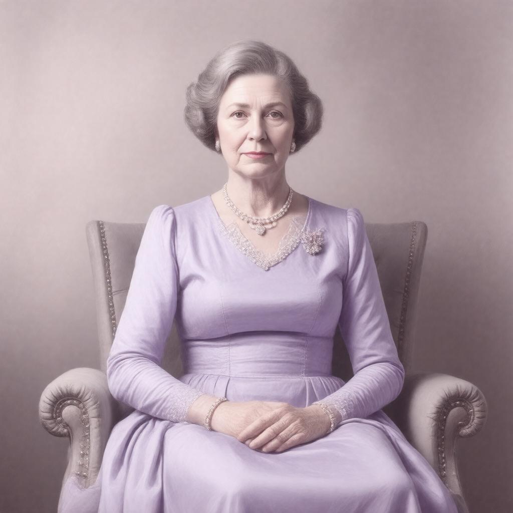 AI-created image of Edith Bolling Galt Wilson