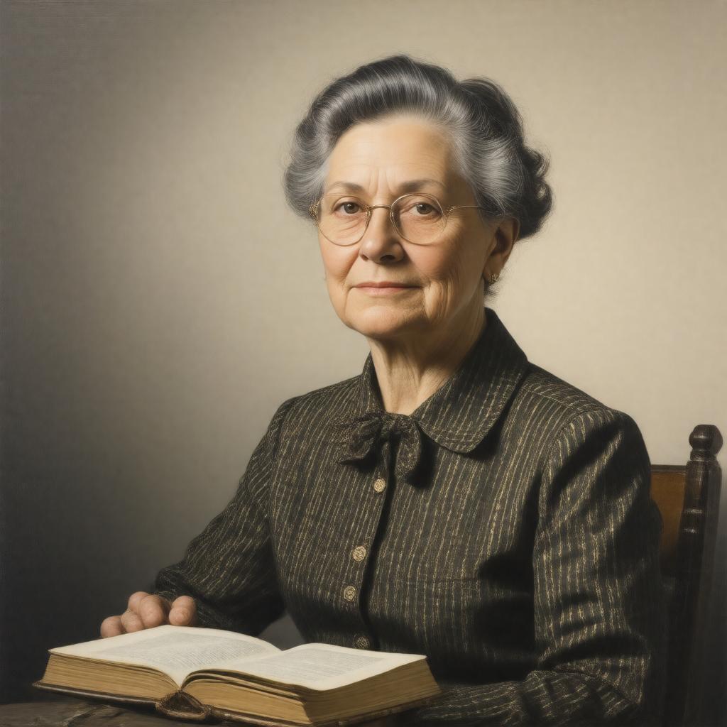 AI-created image of Edith Hentoff