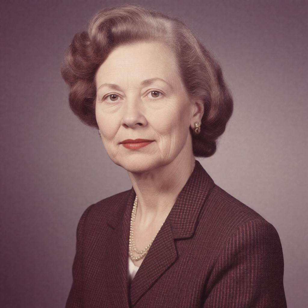 AI-created image of Edith Mason DuBridge