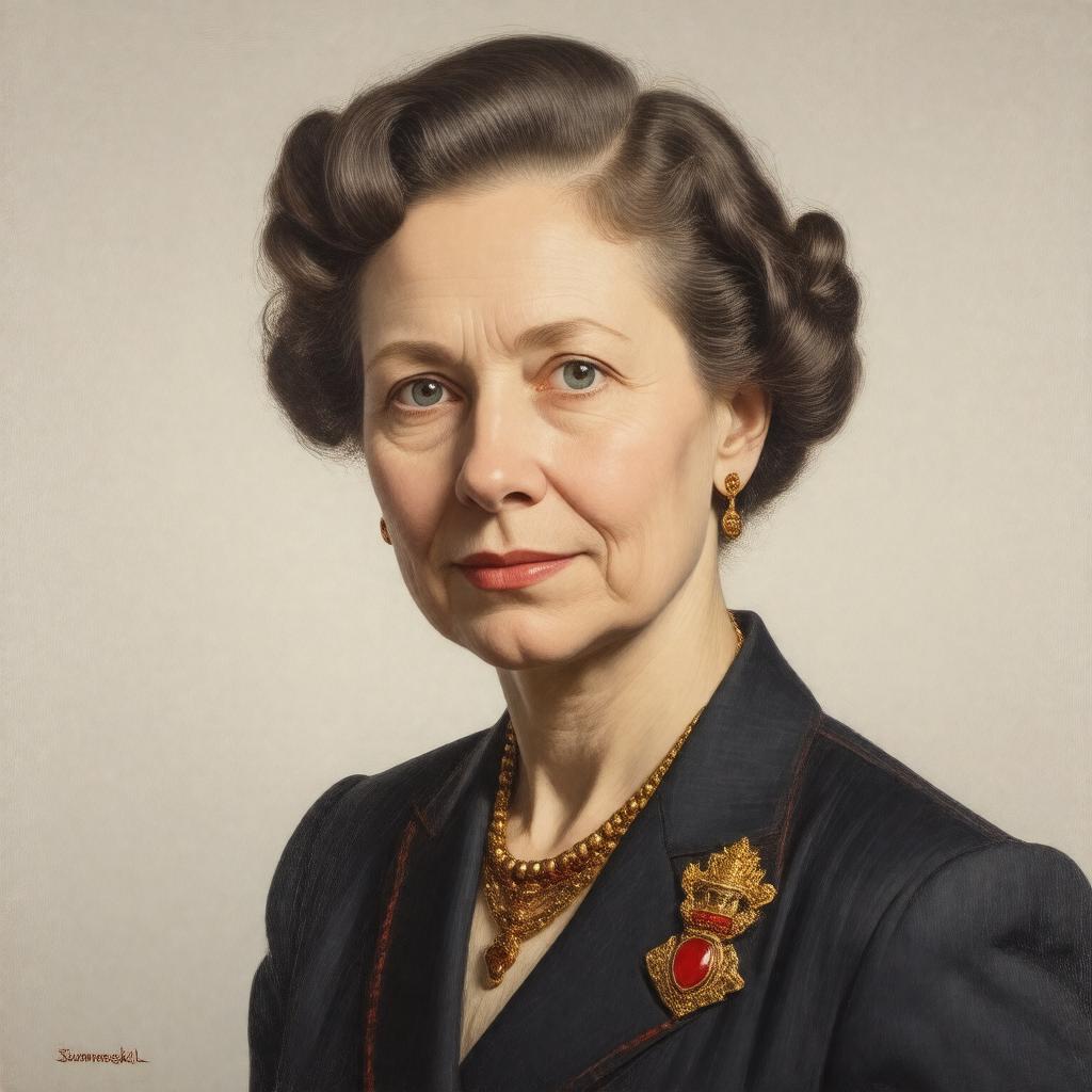 AI-created image of Edith Summerskill