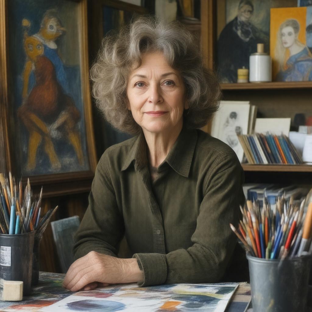 AI-created image of Edith Vonnegut