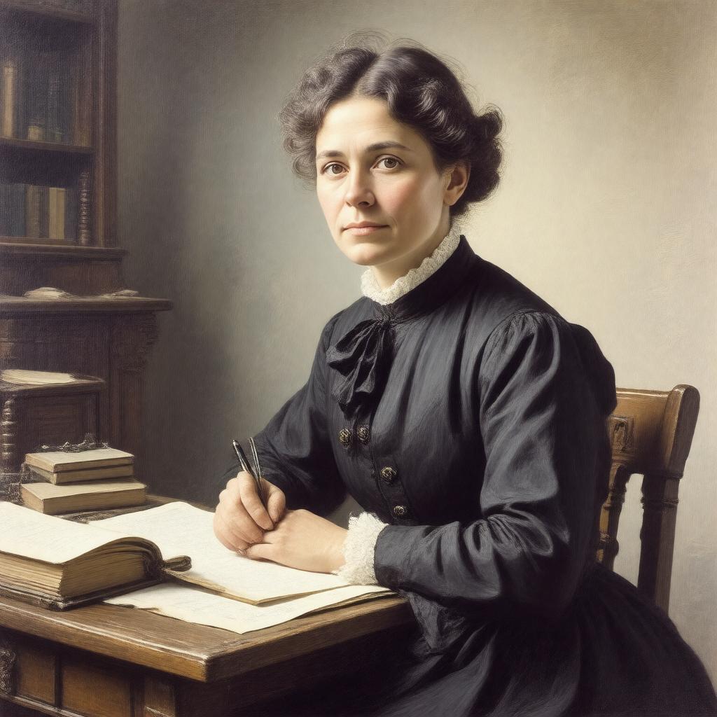 AI-created image of Edith Waugh