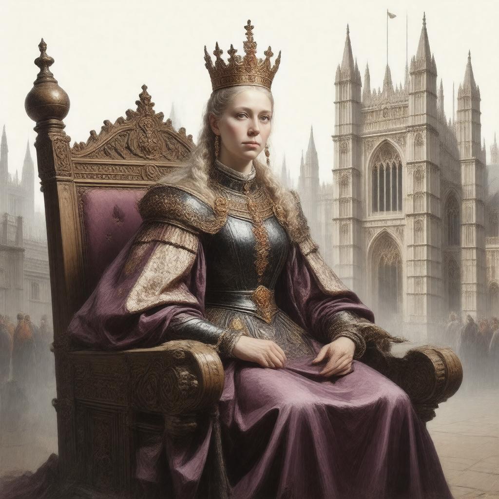 AI-created image of Edith of Wessex