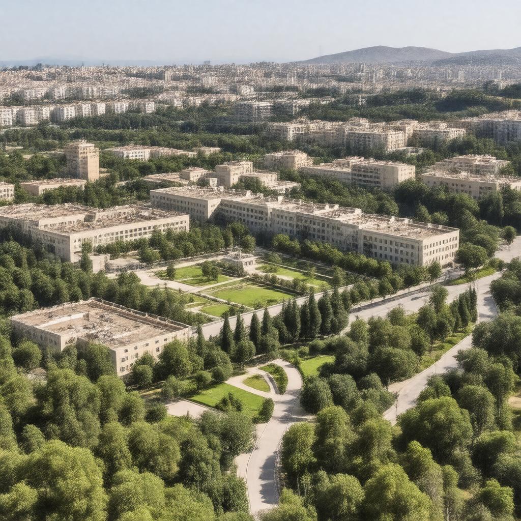 AI-created image of Edmond J. Safra Campus