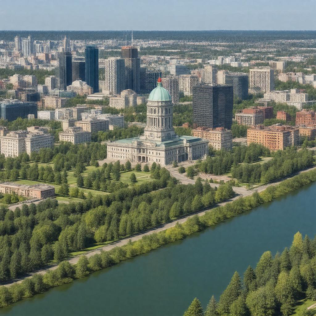 AI-created image of Edmonton, Alberta