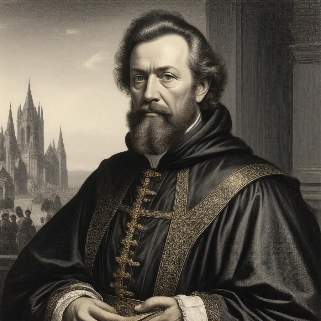 AI-created image of Edmund Drake