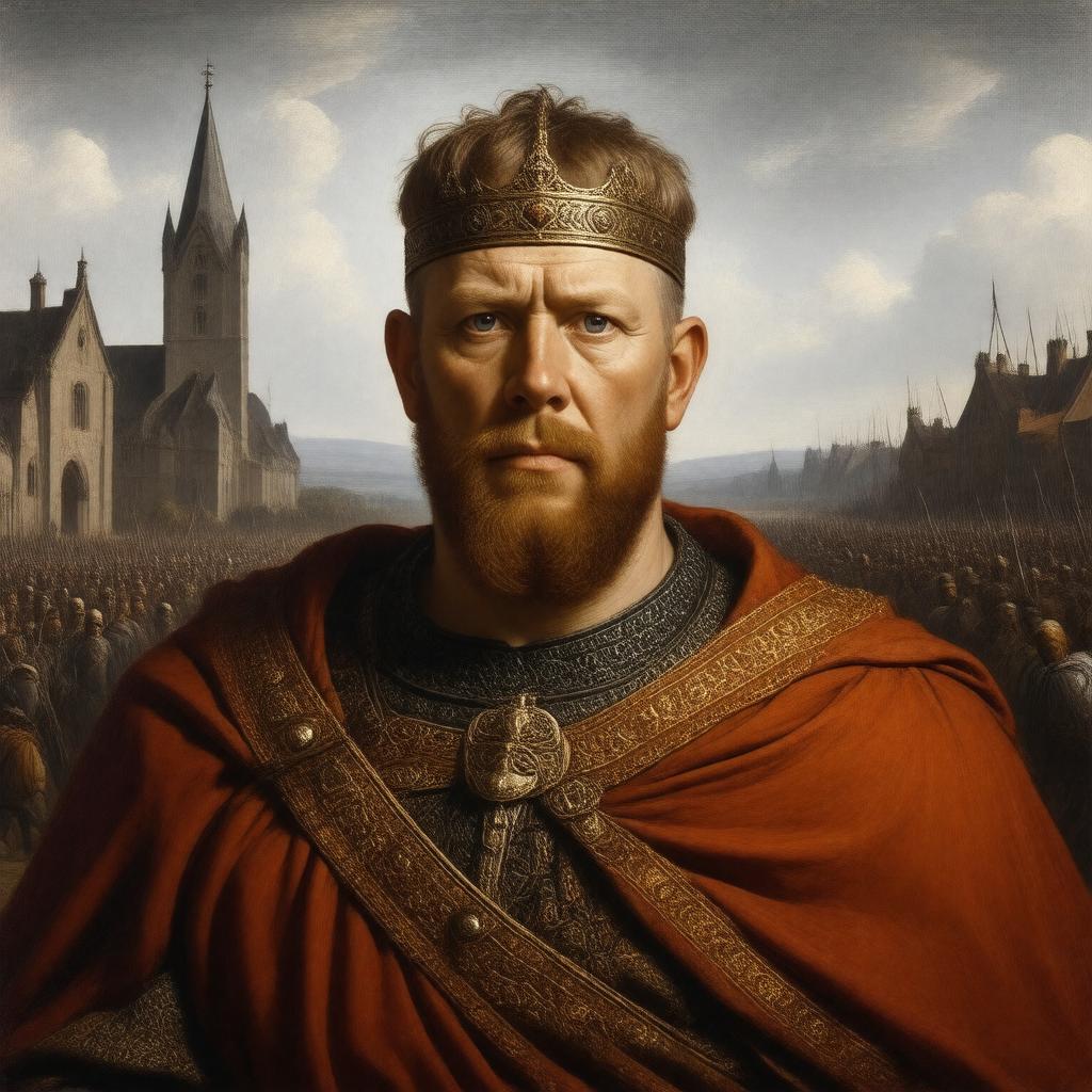 AI-created image of Edmund Ironside