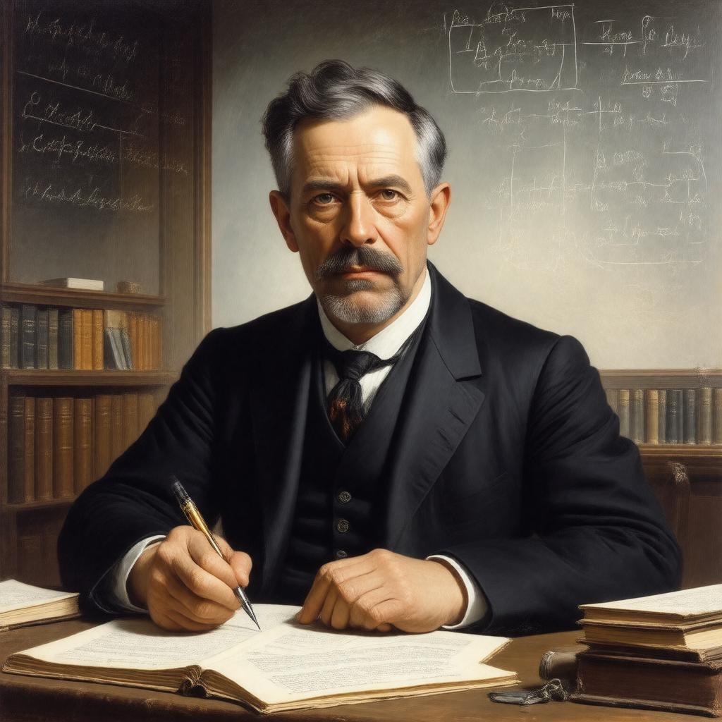 AI-created image of Edmund Landau