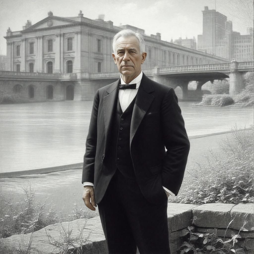 AI-created image of Edmund M. Wheelwright