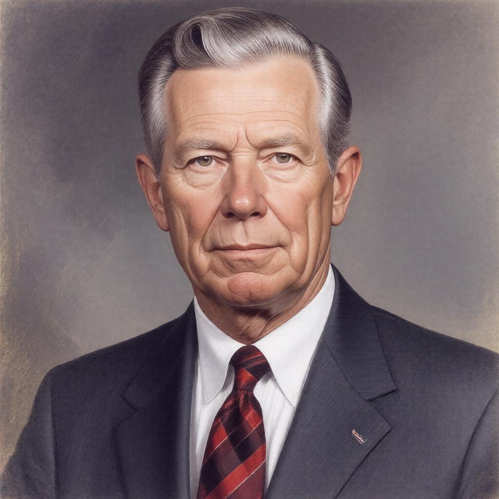 AI-created image of Edmund Muskie