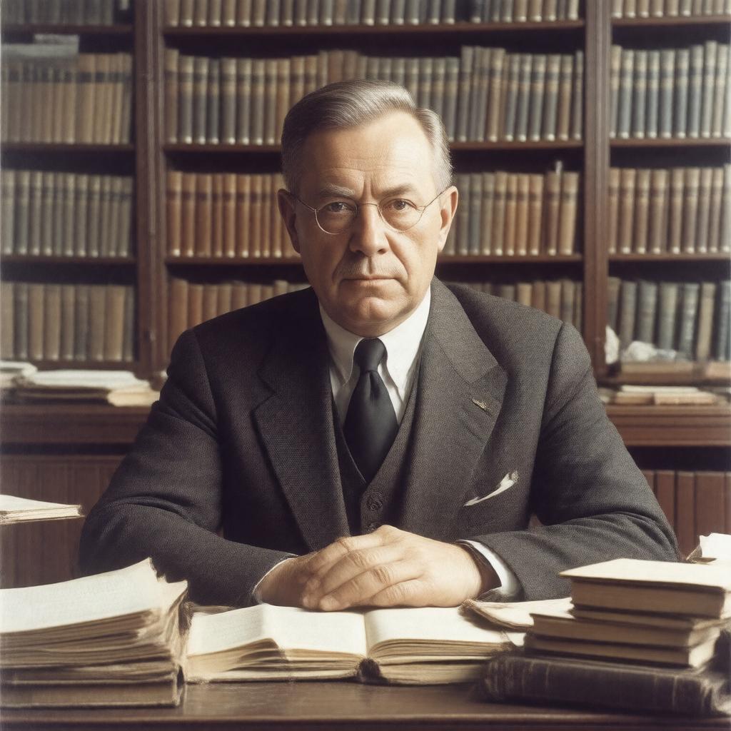 AI-created image of Edmund Schlink