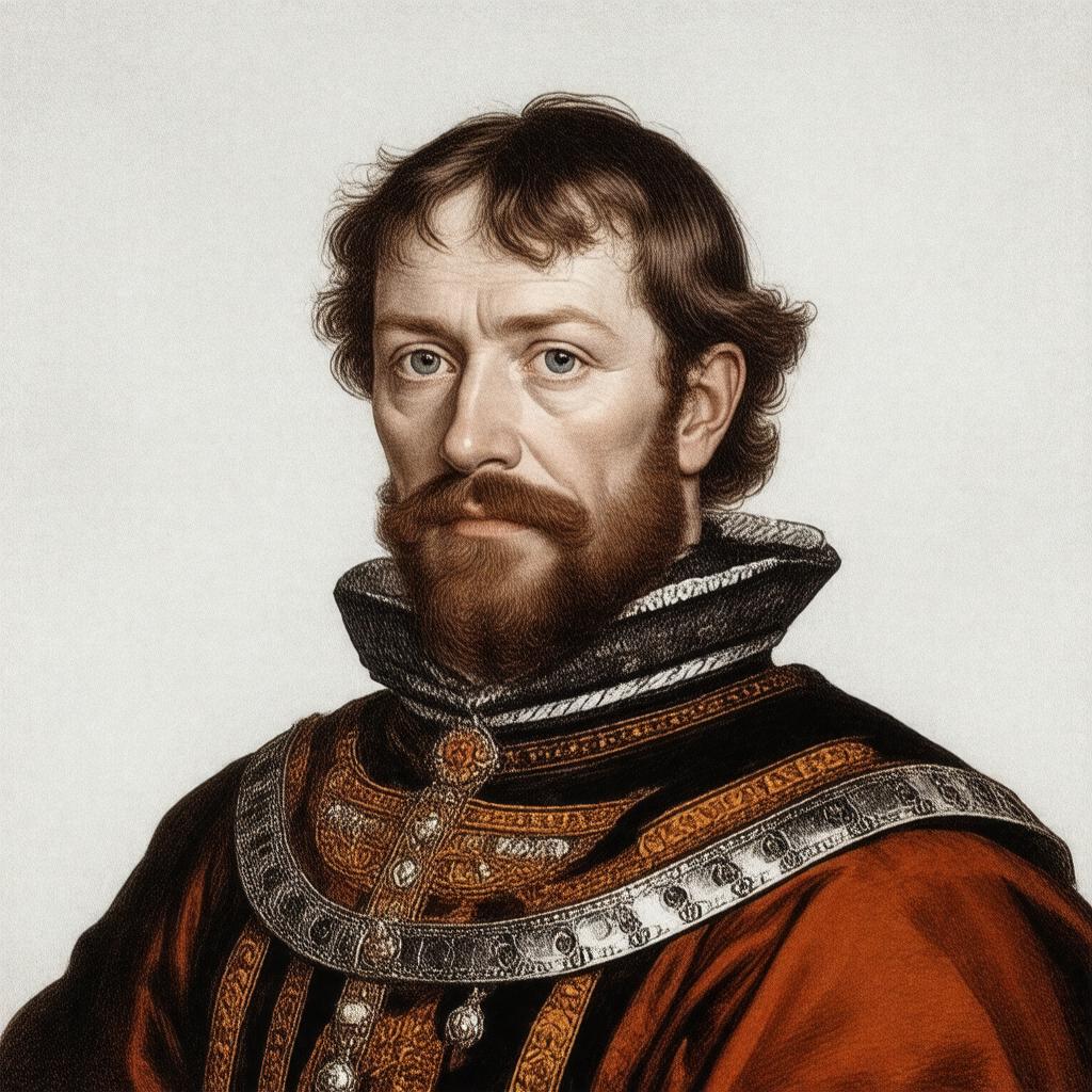 AI-created image of Edmund Tudor, 1st Earl of Richmond