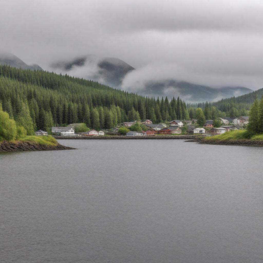 AI-created image of Edna Bay