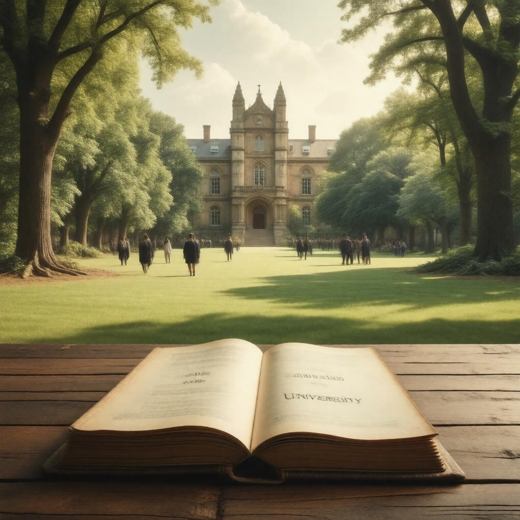 Click to view larger image AI-created image of Education and the University