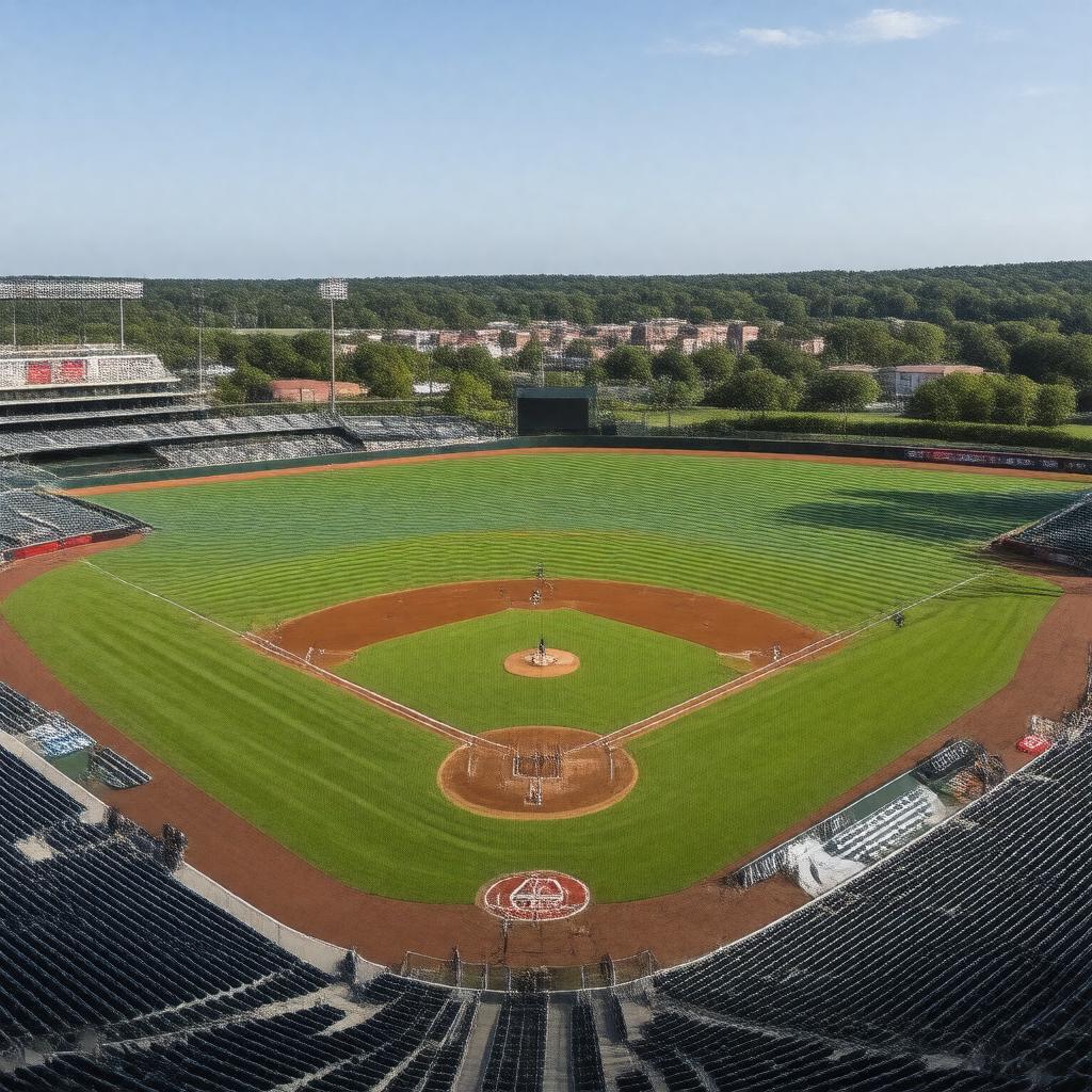 AI-created image of Edward A. LeLacheur Park