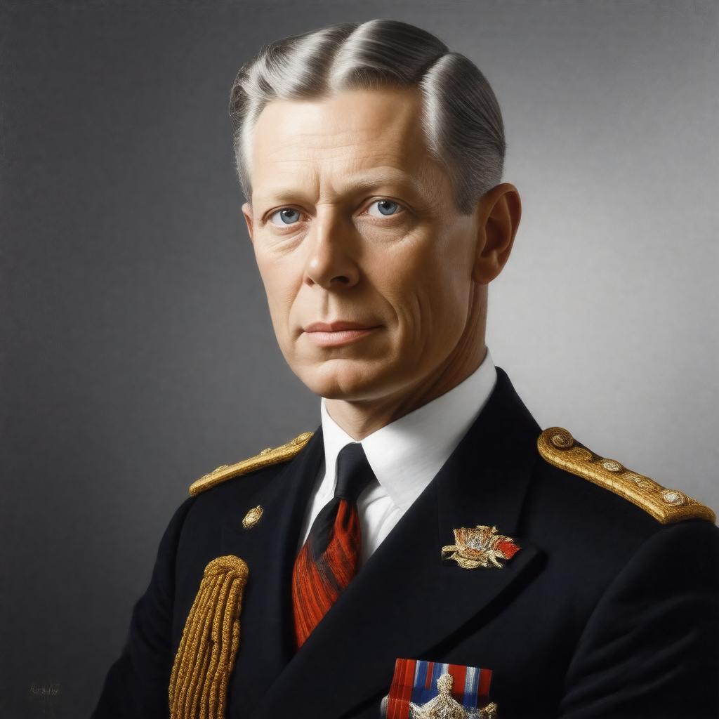 Click to view larger image AI-created image of Edward Albert Christian George Andrew Patrick David