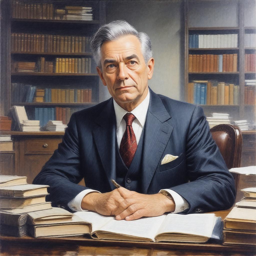 AI-created image of Edward Andrade