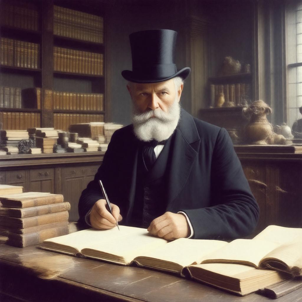 AI-created image of Edward Aveling