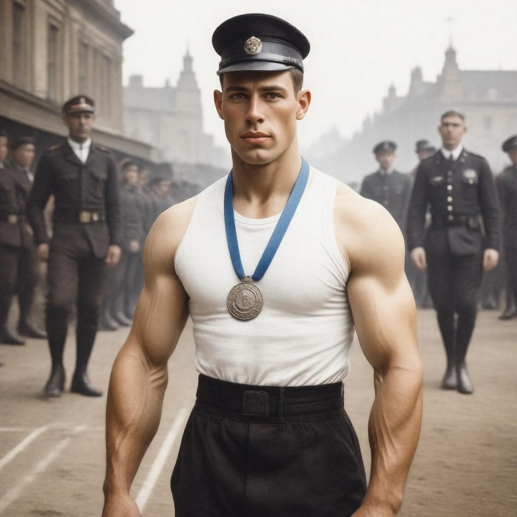 AI-created image of Edward Barrett