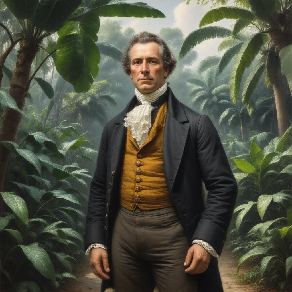 AI-created image of Edward Barrett (the younger)