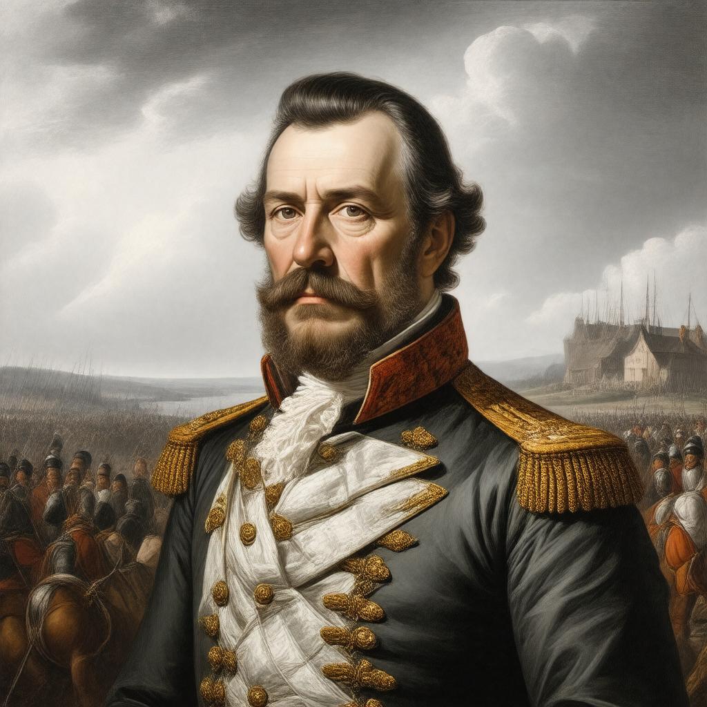 AI-created image of Edward Braddock