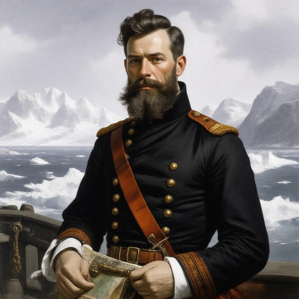 AI-created image of Edward Bransfield