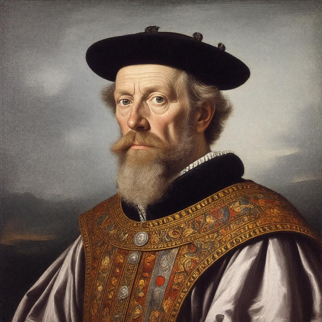 AI-created image of Edward Burgh