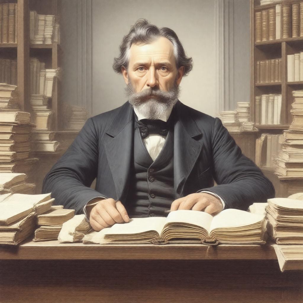 AI-created image of Edward Casaubon