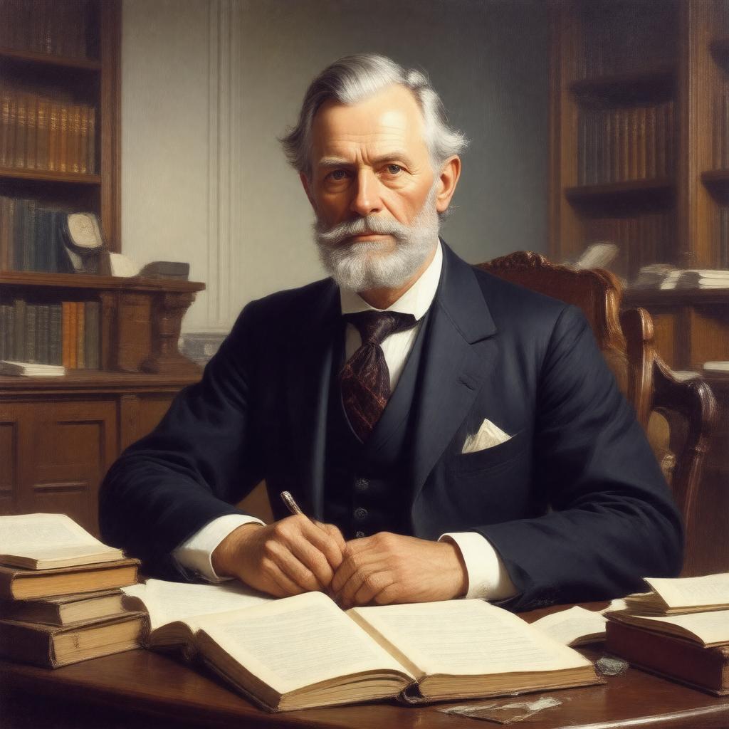 AI-created image of Edward Dickinson