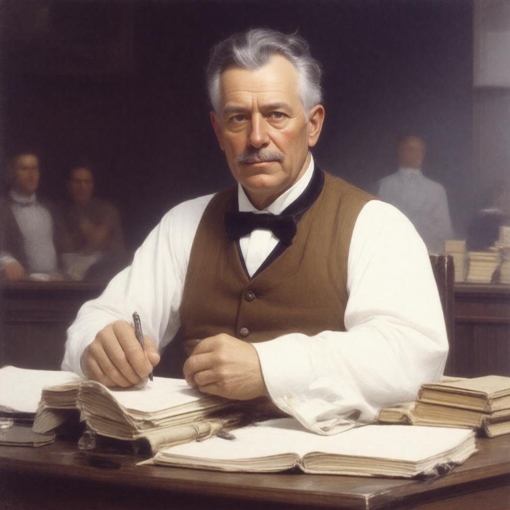 AI-created image of Edward Earle Purinton