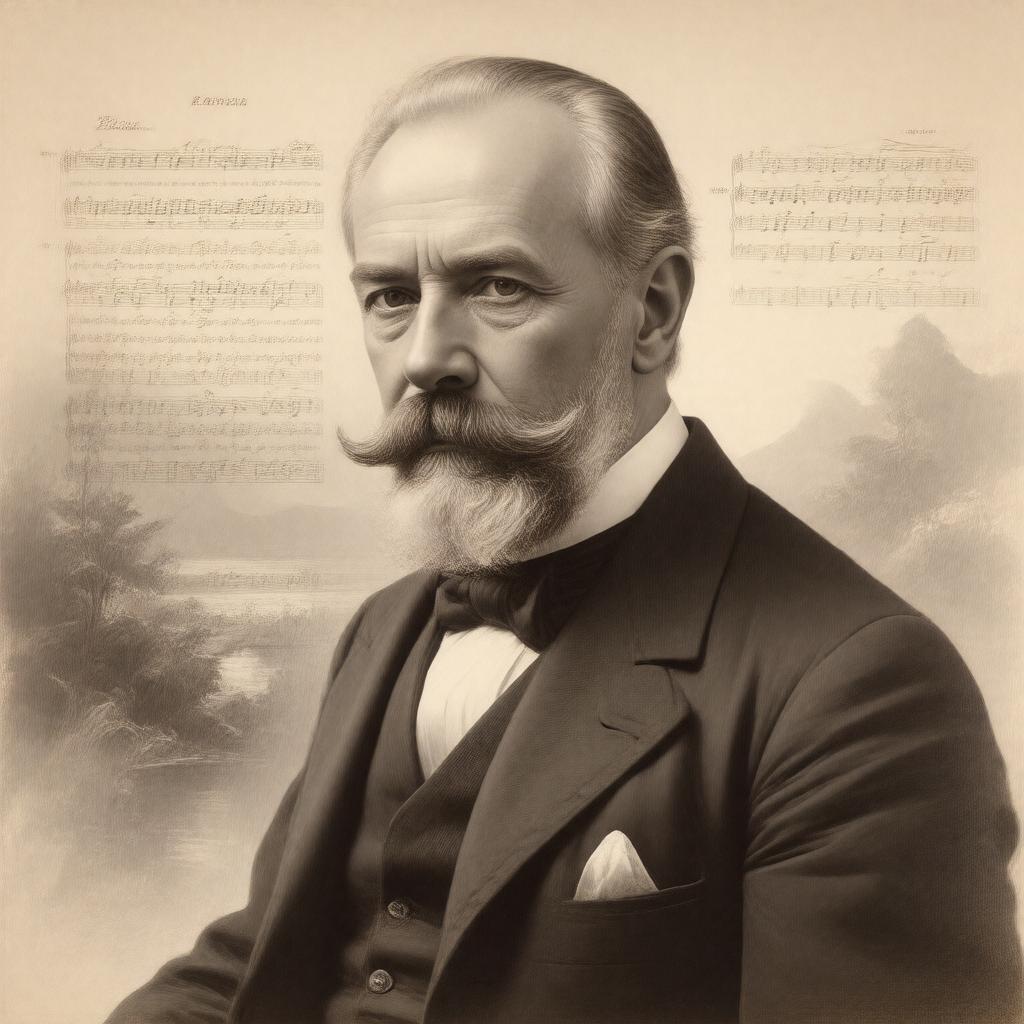 AI-created image of Edward Elgar