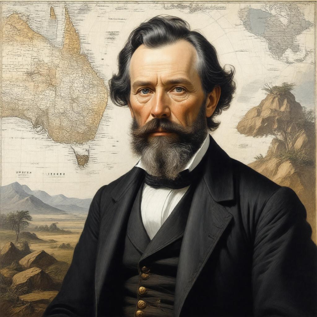 AI-created image of Edward Eyre