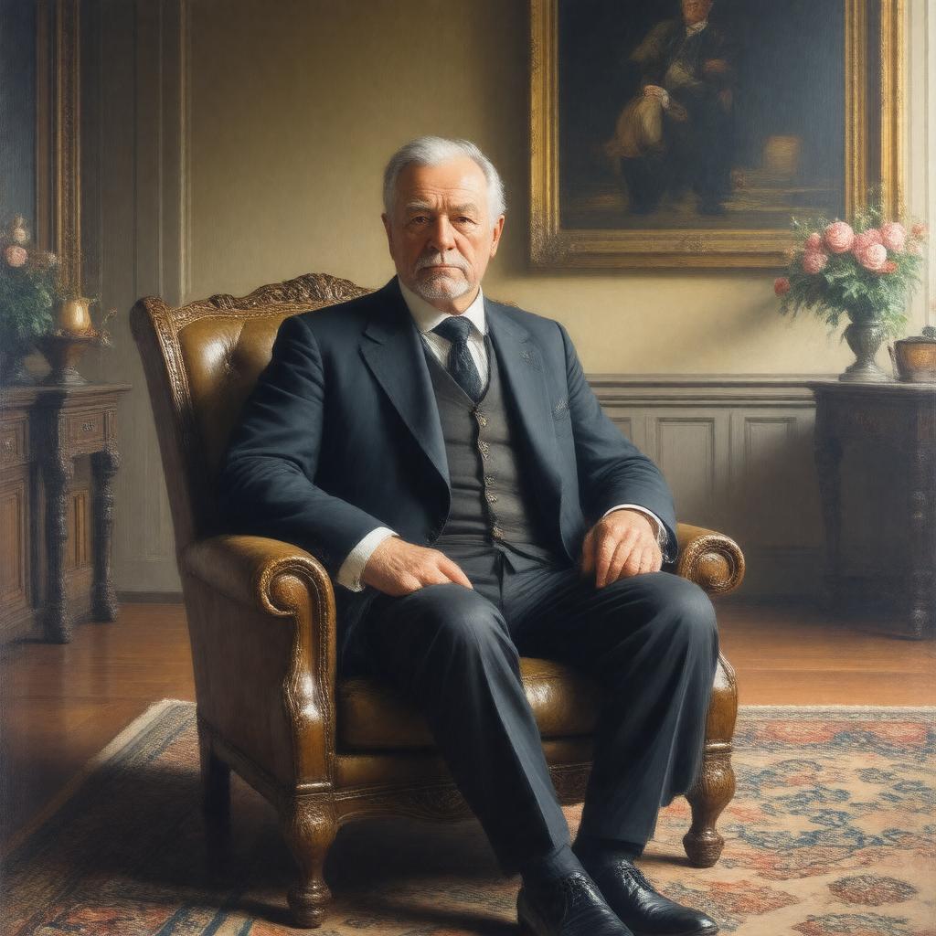 Click to view larger image AI-created image of Edward Geoffrey Smith Stanley, 14th Earl of Derby