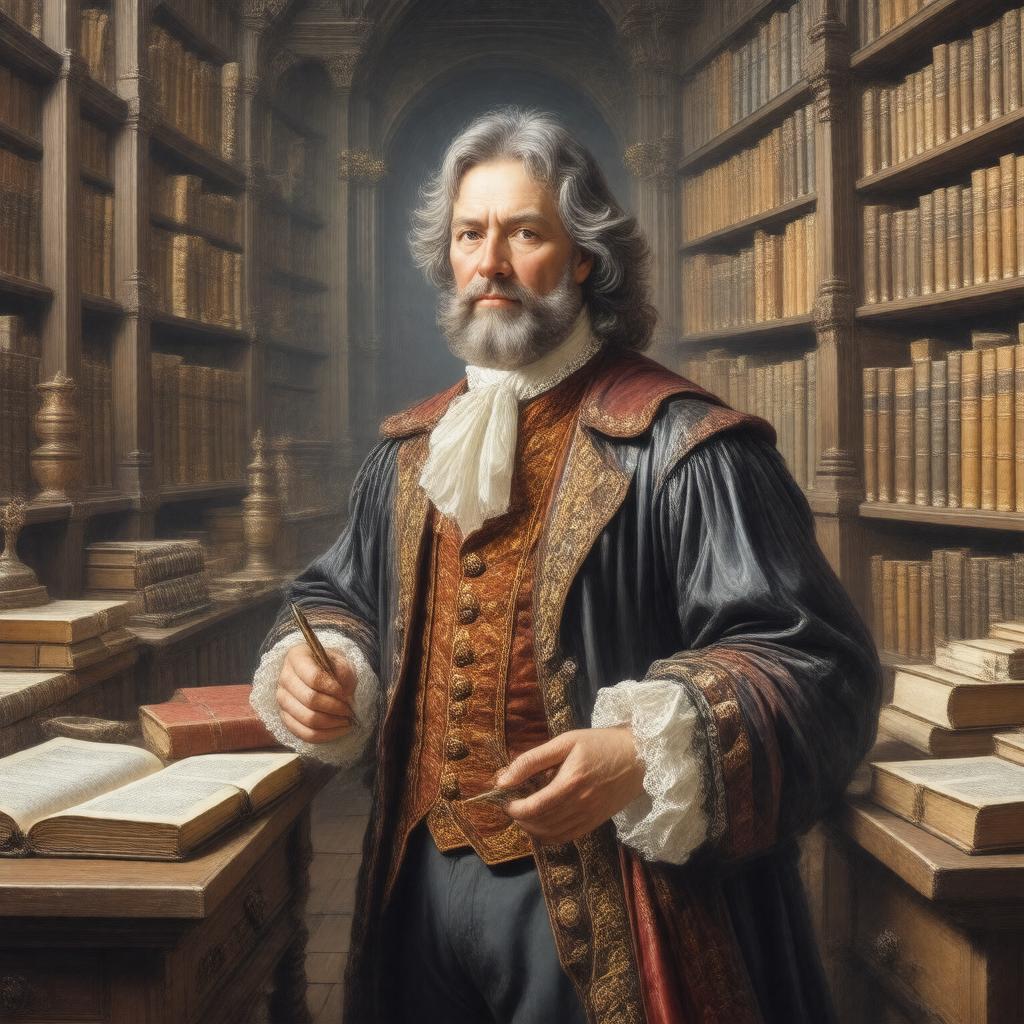 AI-created image of Edward Hall