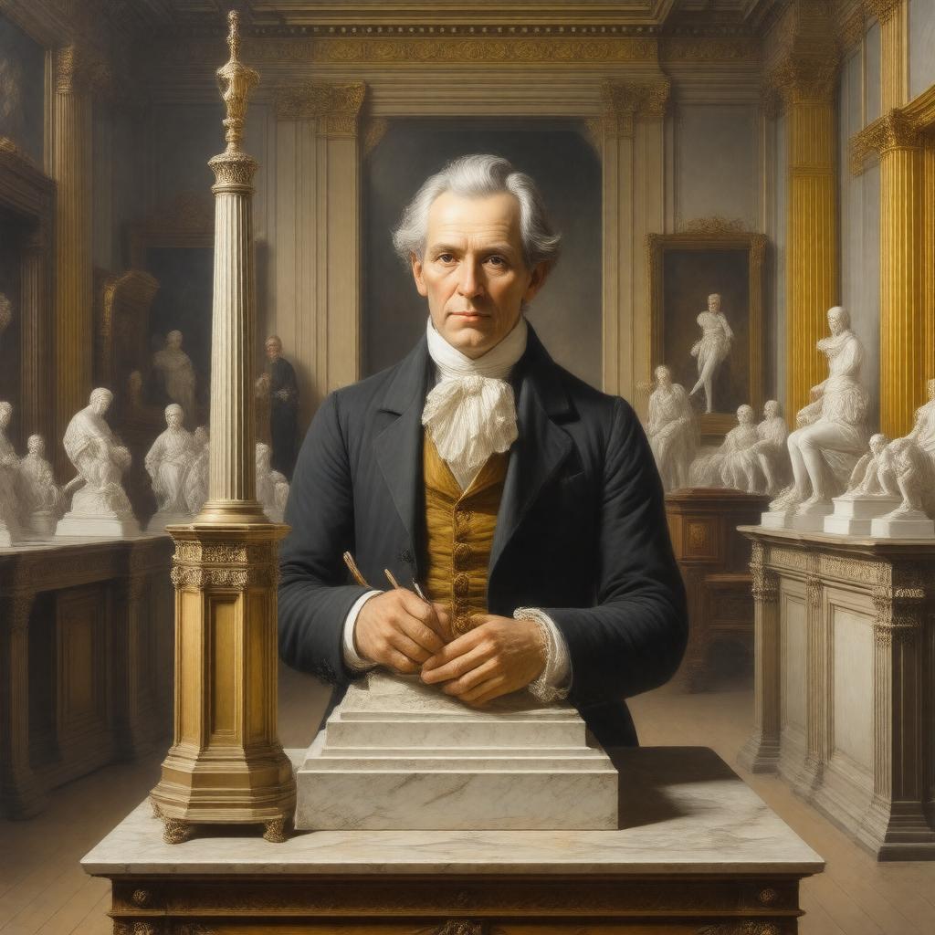 AI-created image of Edward Hodges Baily