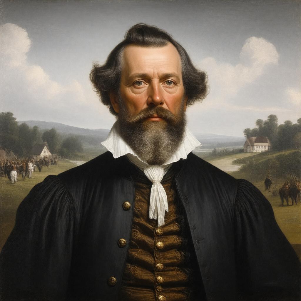 AI-created image of Edward Hopkins