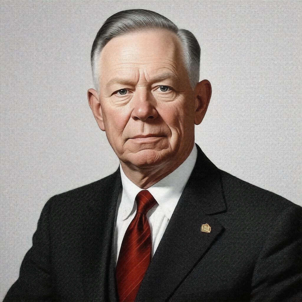 AI-created image of Edward J. Carson