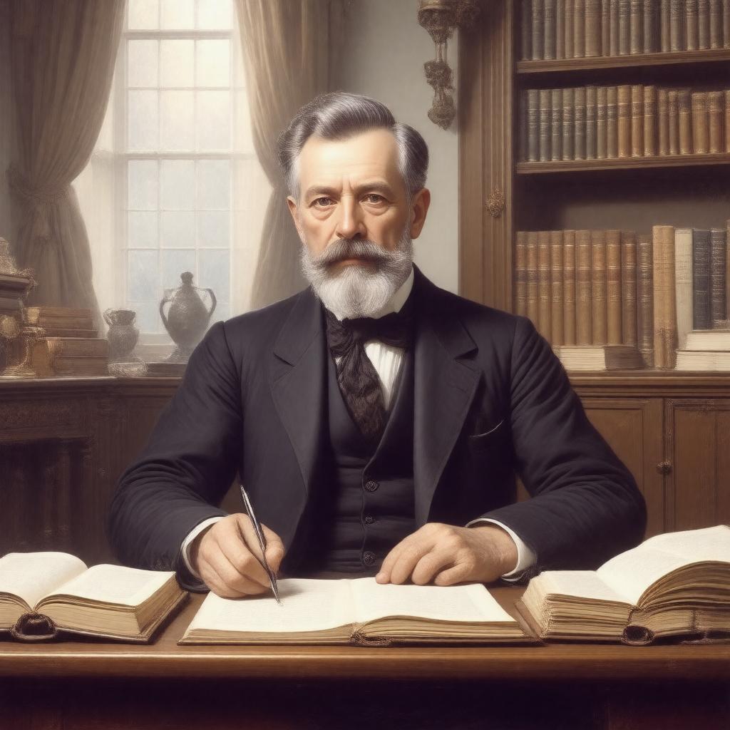 AI-created image of Edward John Routh