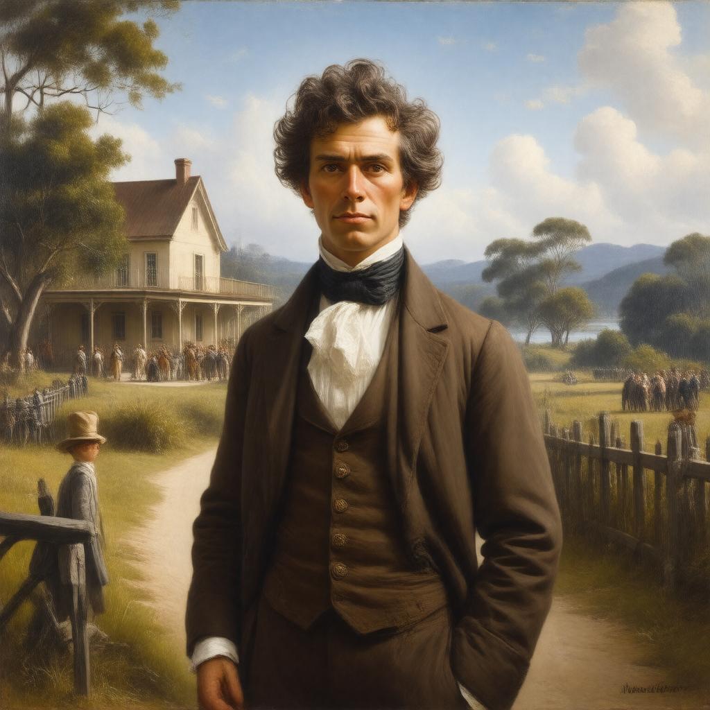 AI-created image of Edward John Wollstonecraft