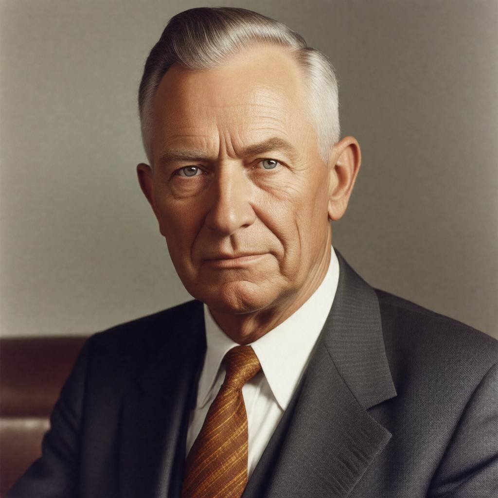 Click to view larger image AI-created image of Edward K. Thompson